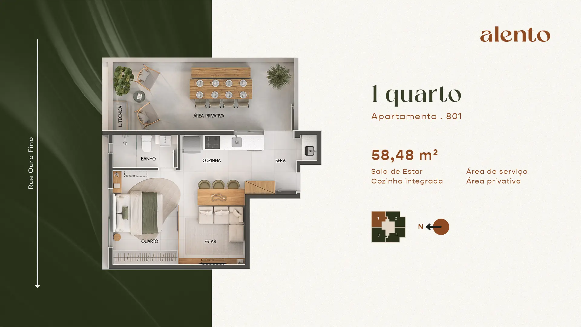 Studios no Cruzeiro ao lado Fumec ideal para short stay. - Saga Construtora