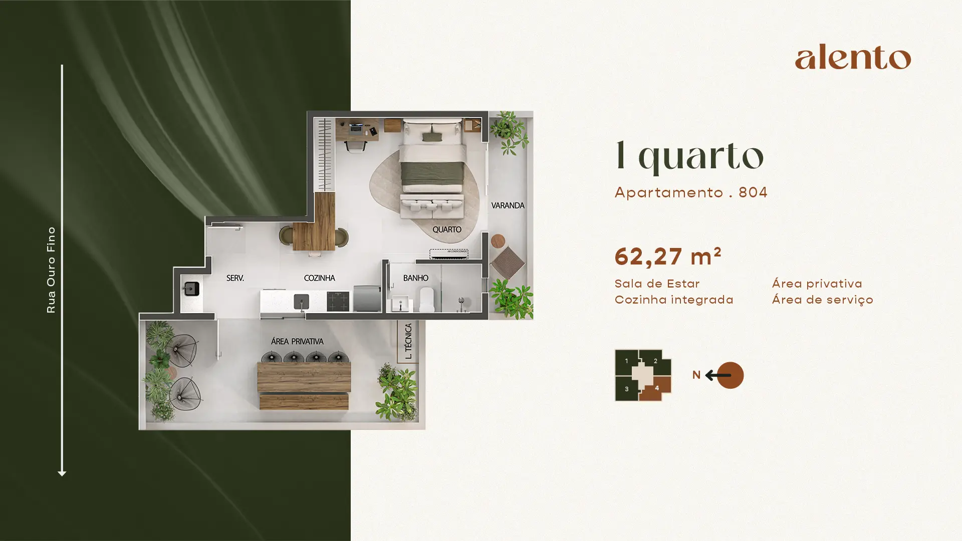 Studios no Cruzeiro ao lado Fumec ideal para short stay. - Saga Construtora