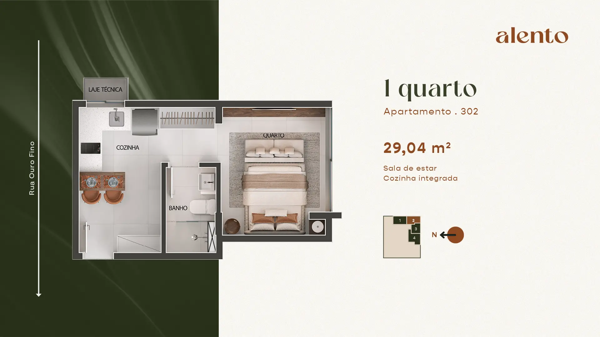Studios no Cruzeiro ao lado Fumec ideal para short stay. - Saga Construtora