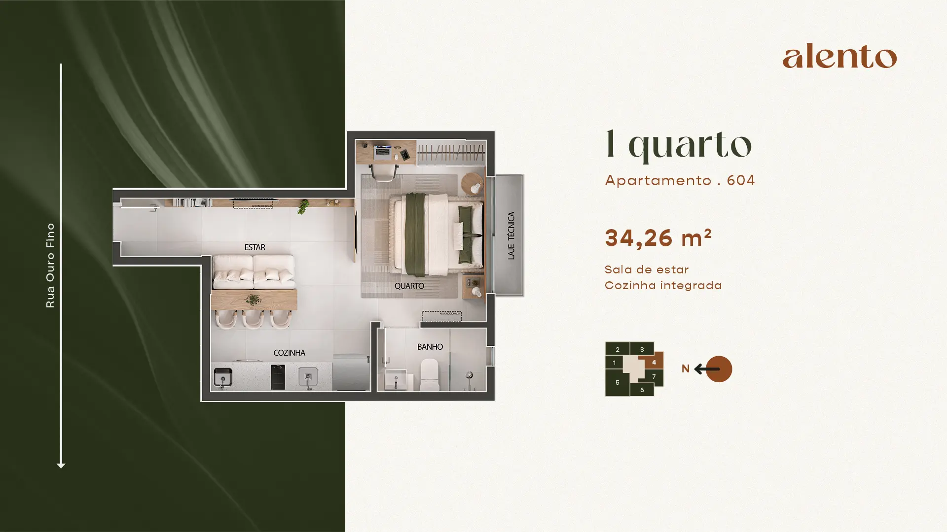 Studios no Cruzeiro ao lado Fumec ideal para short stay. - Saga Construtora