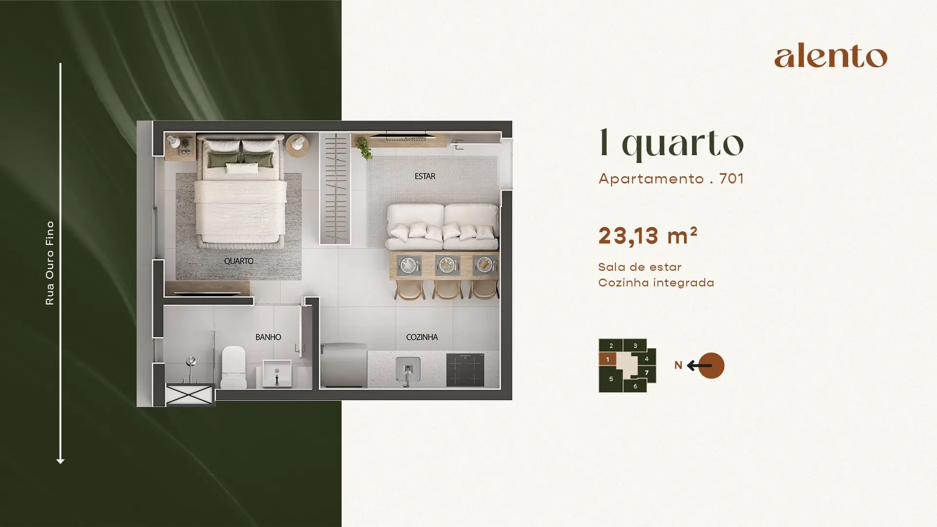 Studios no Cruzeiro ao lado Fumec ideal para short stay. - Saga Construtora