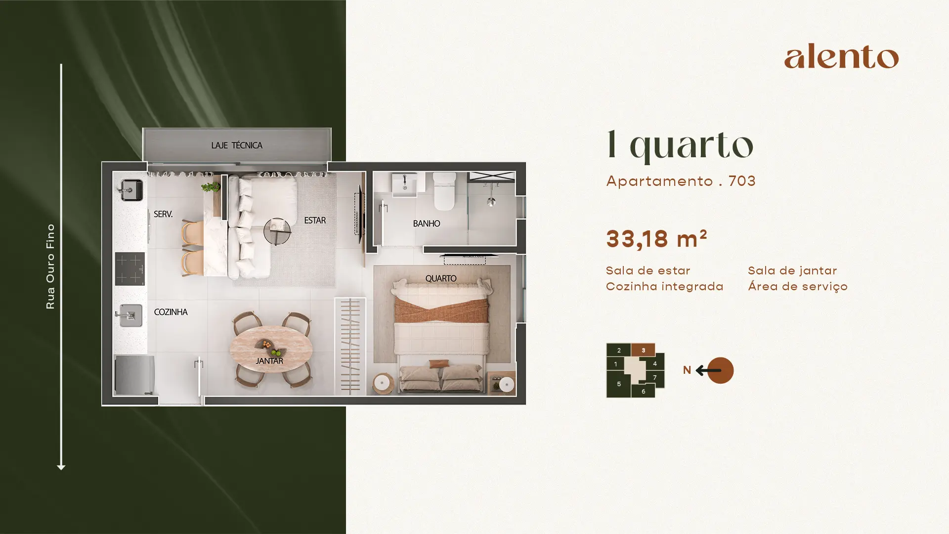 Studios no Cruzeiro ao lado Fumec ideal para short stay. - Saga Construtora