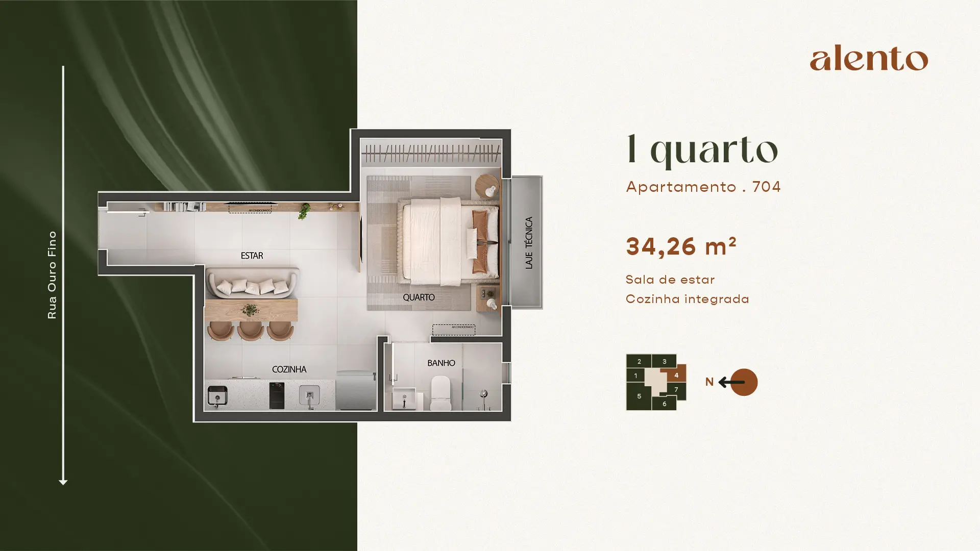 Studios no Cruzeiro ao lado Fumec ideal para short stay. - Saga Construtora