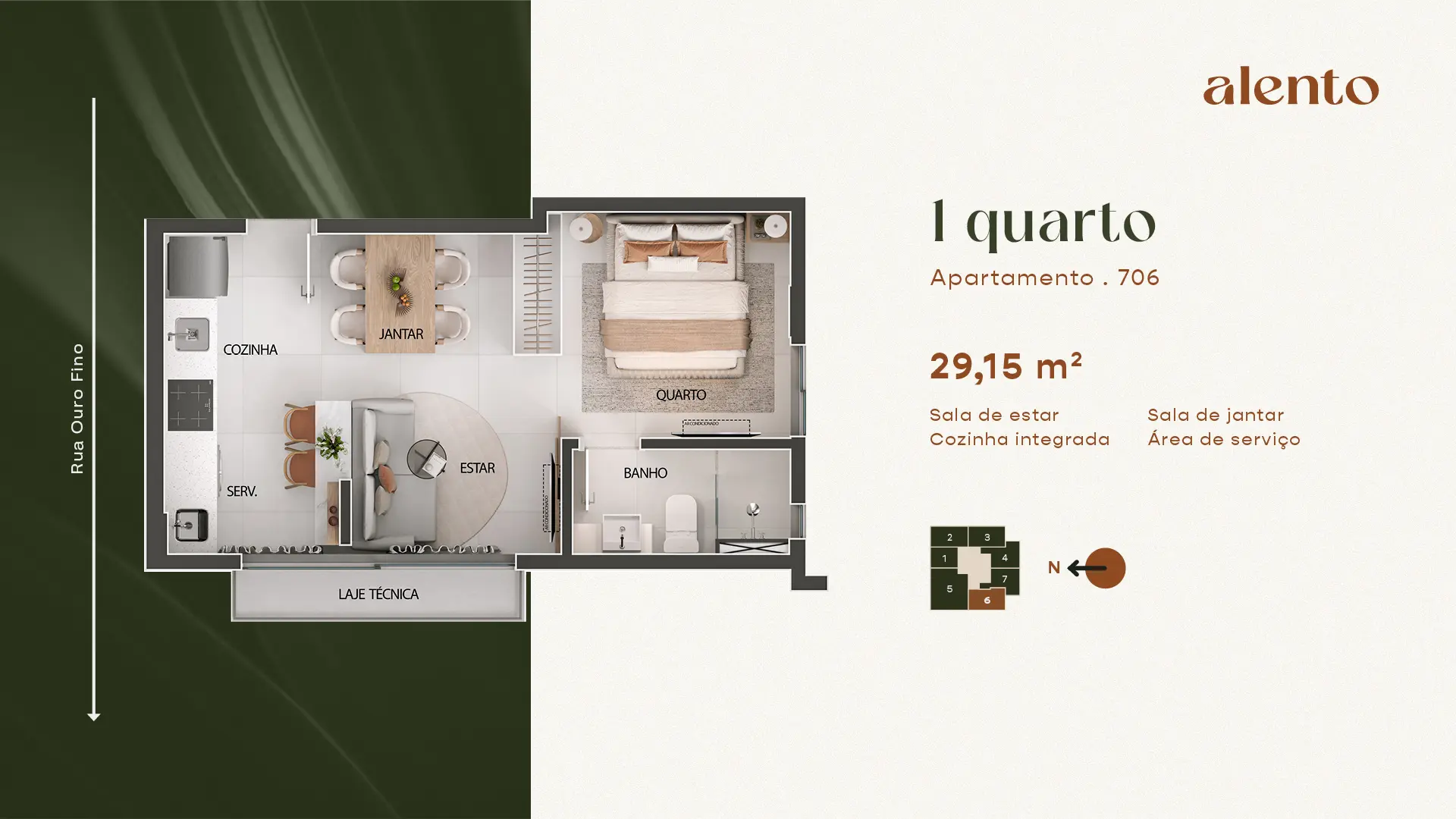 Studios no Cruzeiro ao lado Fumec ideal para short stay. - Saga Construtora