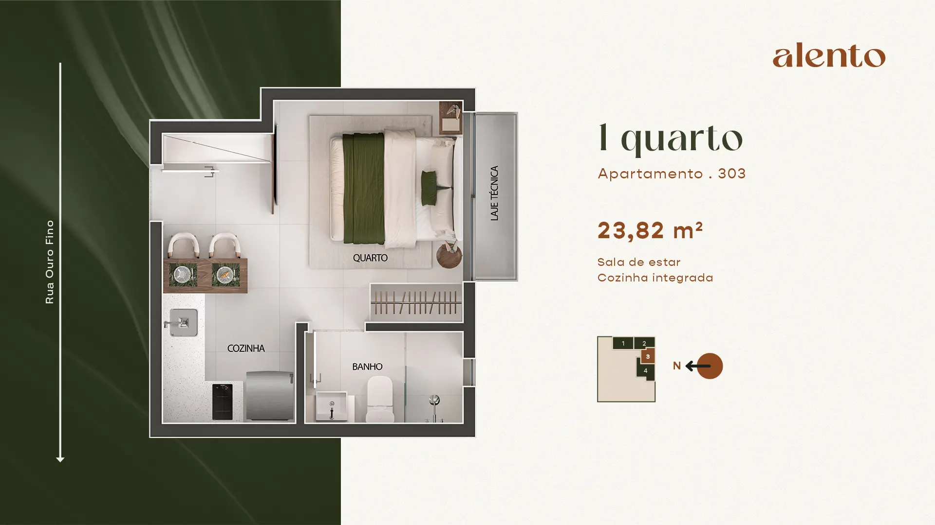 Studios no Cruzeiro ao lado Fumec ideal para short stay. - Saga Construtora
