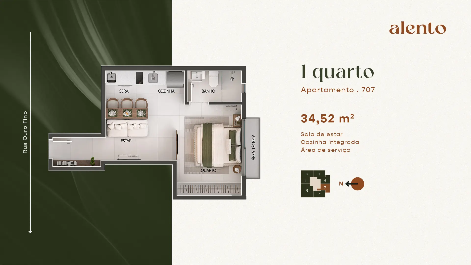 Studios no Cruzeiro ao lado Fumec ideal para short stay. - Saga Construtora