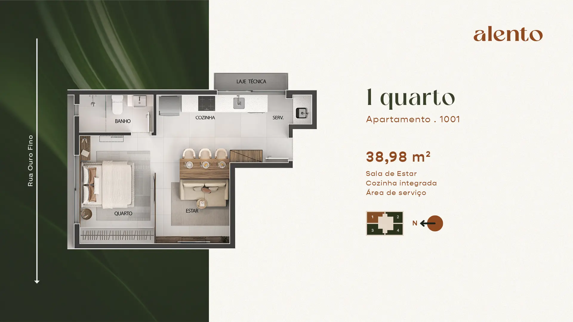 Studios no Cruzeiro ao lado Fumec ideal para short stay. - Saga Construtora