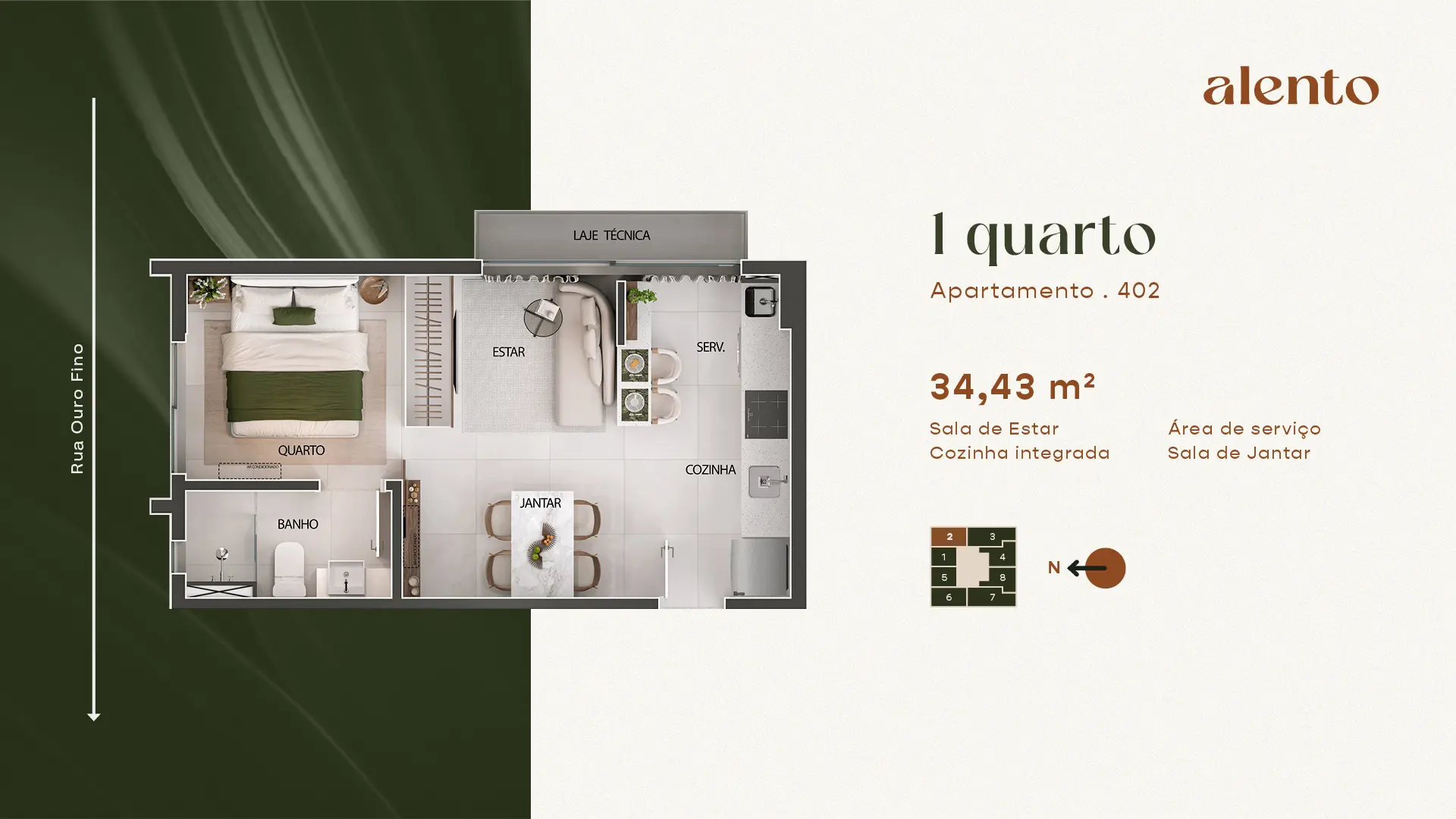 Studios no Cruzeiro ao lado Fumec ideal para short stay. - Saga Construtora