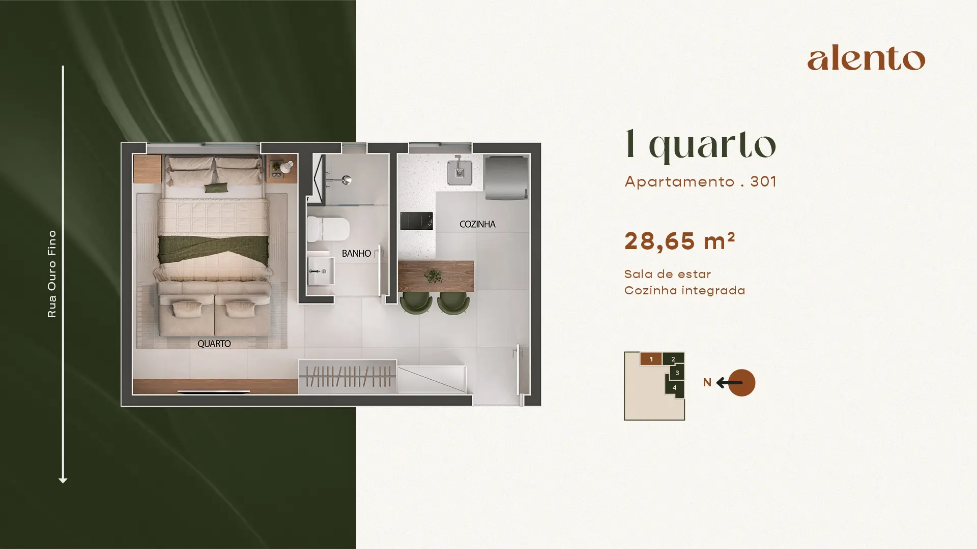 Studios no Cruzeiro ao lado Fumec ideal para short stay. - Saga Construtora